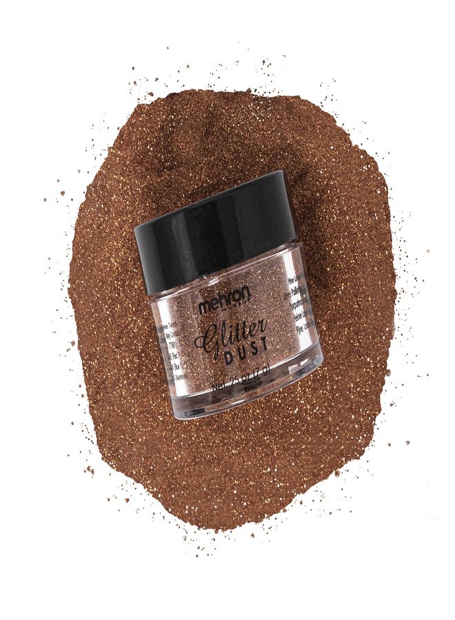 Mehron Makeup Paradise Glitter FX | Professional Cosmetic for Makeup & Art | Vibrant & Shimmering Loose Glitter .25 oz (7 g) (Copper) - Image 2