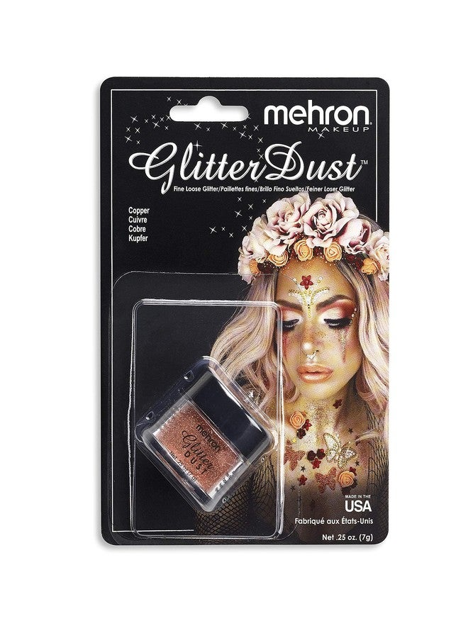 Mehron Makeup Paradise Glitter FX | Professional Cosmetic for Makeup & Art | Vibrant & Shimmering Loose Glitter .25 oz (7 g) (Copper) - Image 4