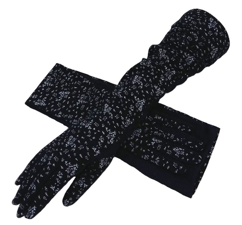 PURFUN Women UV Sun Protection Driving Gloves Soft Cotton Breathable Mesh Long Full Finger Gloves Summer Sun Block Gloves Outdoor Cycling Riding Arm Cover Sleeves Supplies - Image 1