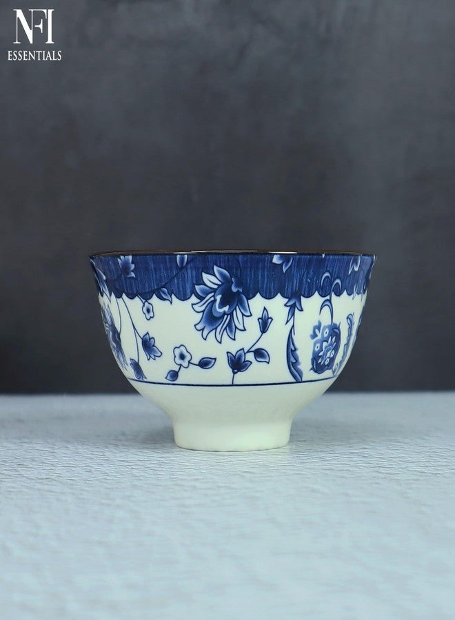NFI essentials Creative Multipurpose Serving Bowls Porcelain Side Bowls for Noodles, Ramen, Snacks, Soups, and Curries Microwave & Dishwasher Safe Ideal for Gifting 4.7 Inch (350 ml) - Image 4