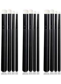 UNIMEIX UNIMEIX Mini Blending Brushes for Card Making, Dry Miniature Painting Set Background Blender Paint Brushes Small Detailed Paint Watercolor Brushes (12 Pack)  - Image 1