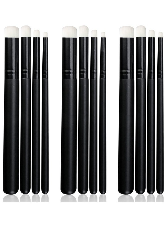 UNIMEIX UNIMEIX Mini Blending Brushes for Card Making, Dry Miniature Painting Set Background Blender Paint Brushes Small Detailed Paint Watercolor Brushes (12 Pack)  - Image 1