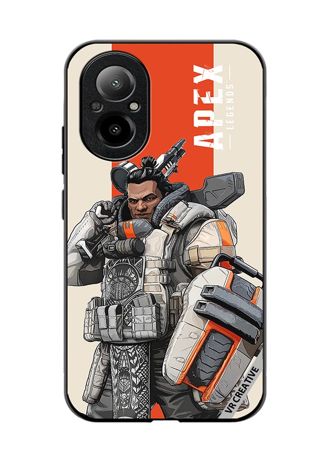 Protective Case Cover For Realme C67 4G Apex Legends Gibby Design Multicolour