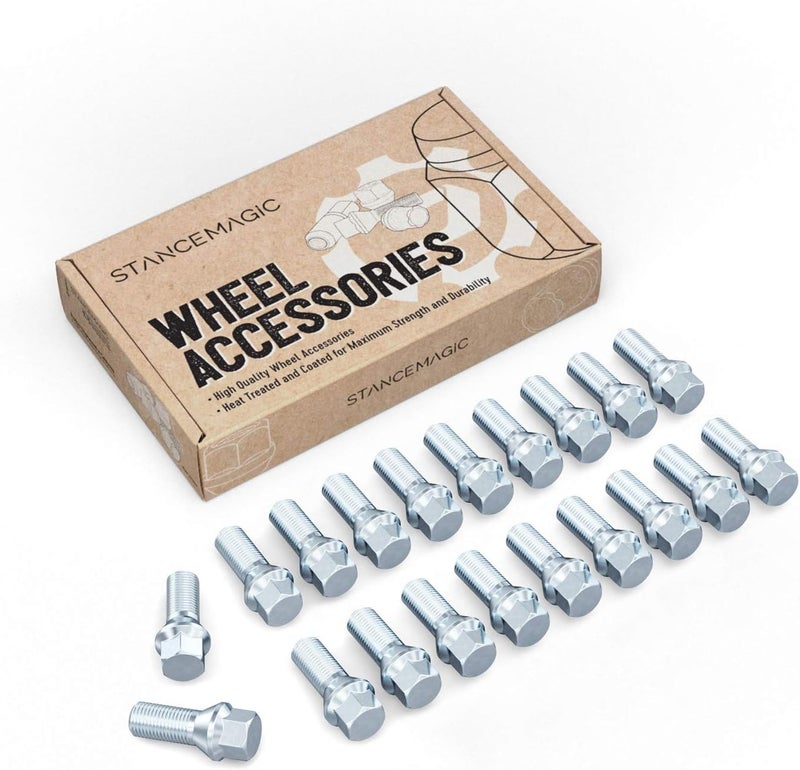StanceMagic Silver Lug Bolts for BMW Vehicles - Image 1
