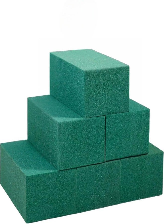 FLOFARE Pack of 6 Floral Foam Blocks Each (6"L x 3.38"W x 1.85"H) Green Wet & Dry Flower Foam for Fresh & Artificial Flower Arrangement, Plant Foam, Florist Supplies for DIYs, Arts, Crafts & Weddings - Image 1
