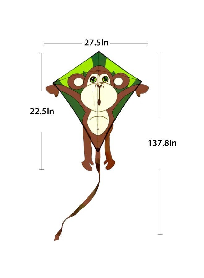 Hengda Kite (Monkey) - Kids Children Cartoon Monkey with Flying Line - Image 3