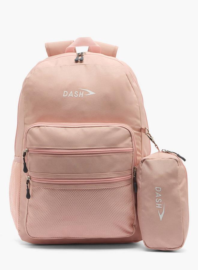 Dash Solid 2-Piece School Backpack Set For Kids 13 Years+ With Pencil Pouch - Image 1