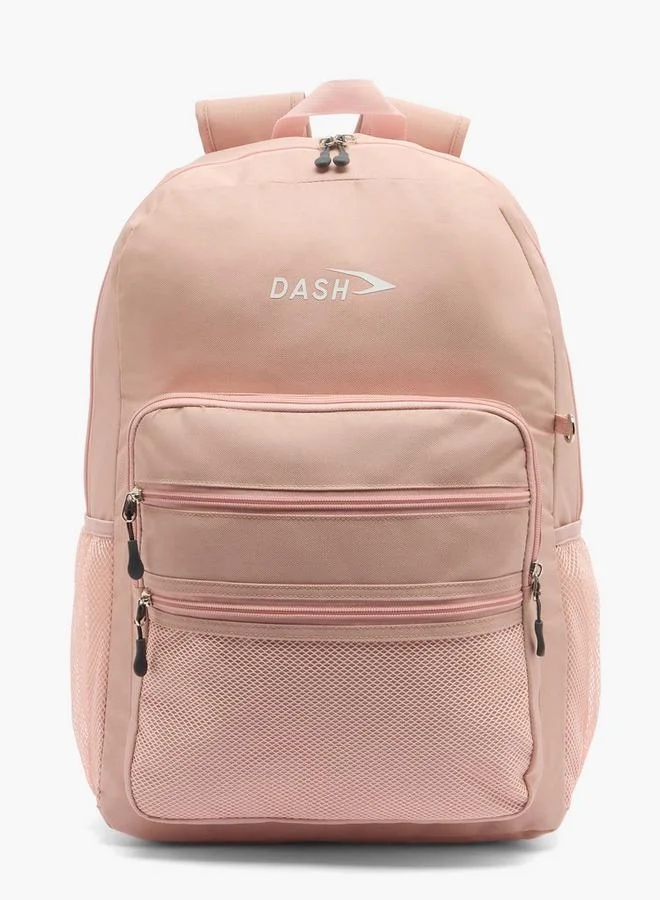 Dash PINK Solid 2-Piece School Backpack Set For Kids 13 Years+ With Pencil Pouch  | Best Price UAE