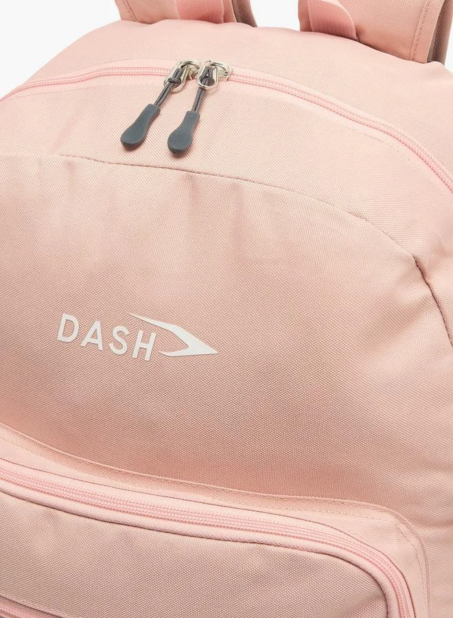 Dash PINK Solid 2-Piece School Backpack Set For Kids 13 Years+ With Pencil Pouch  | Best Price UAE