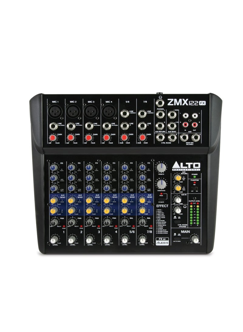 Alto Professional ZEPHYR ZMX122FX 8-Channel Mixer with Effects - Image 1