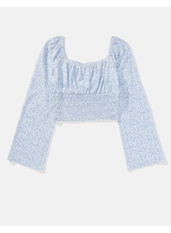امريكان ايجل Scoop Neck Ruched Top