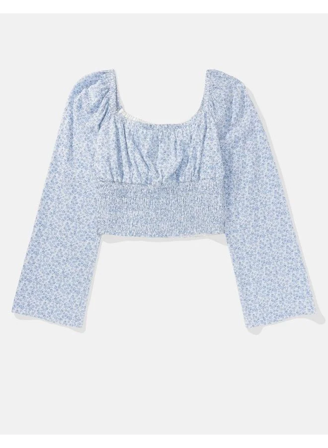 امريكان ايجل Scoop Neck Ruched Top