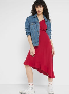 Urban Minx Surplice Neck Strappy Dress