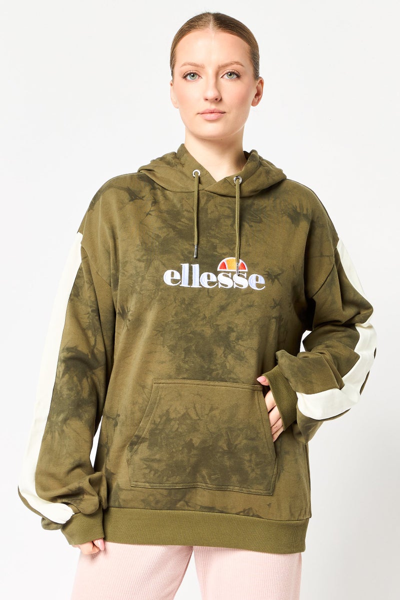 Ellesse Women Sportswear Fit Long Sleeve Outdoor Hoodie, Olive - Image 1