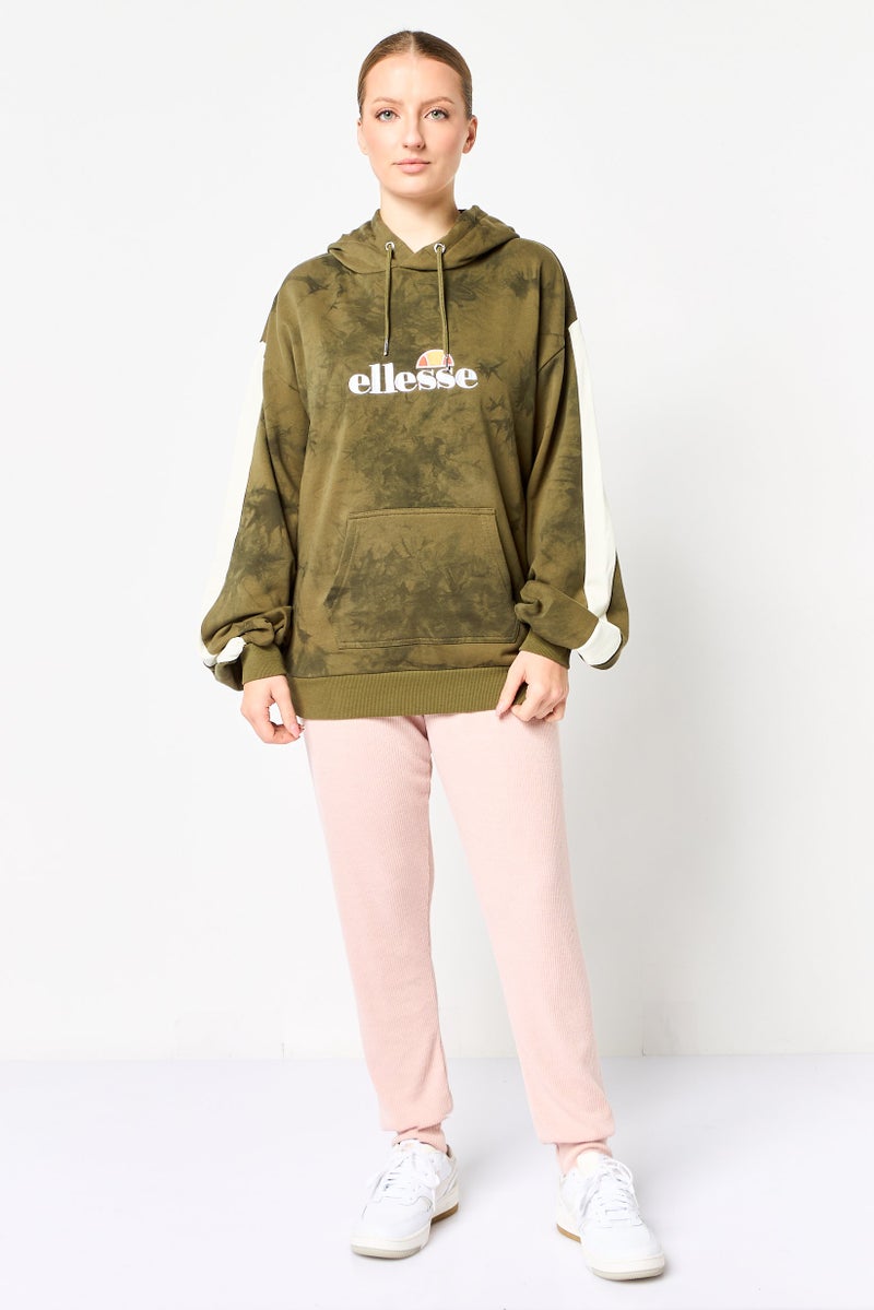 Ellesse Women Sportswear Fit Long Sleeve Outdoor Hoodie, Olive - Image 3