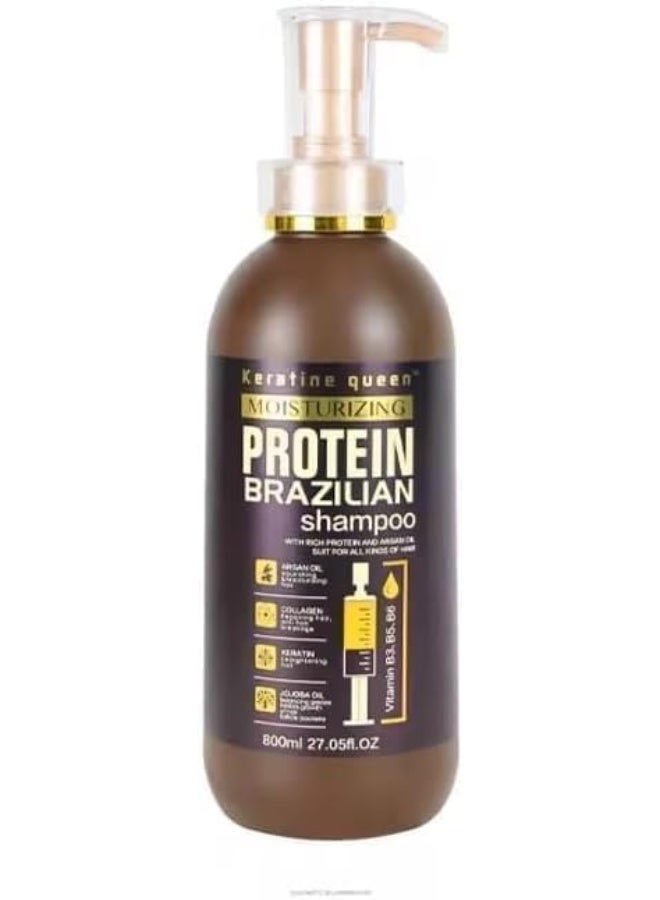 Professional Brazilian Protein Moisturizing Shampoo, Hair Treatment