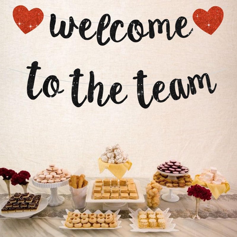 BEISHIDA لافتة بيشيدا السوداء مرحبًا بك في الفريق - Image 5