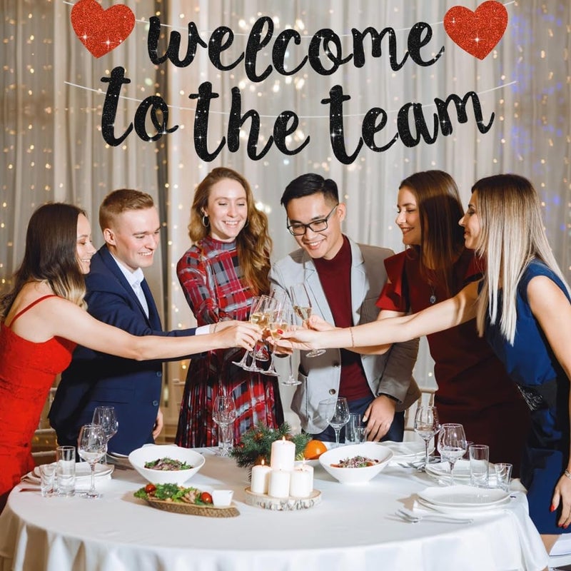 BEISHIDA لافتة بيشيدا السوداء مرحبًا بك في الفريق - Image 4