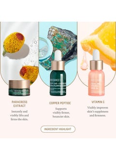 BIOSSANCE Biossance, Moisture Miracles Holiday Gift Set, Vitamin C Rose Oil, Marine Algae Eye Cream, Copper Peptide Rapid Plumping Serum, facial skincare set  - Image 3