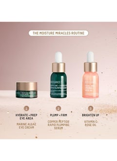 BIOSSANCE Biossance, Moisture Miracles Holiday Gift Set, Vitamin C Rose Oil, Marine Algae Eye Cream, Copper Peptide Rapid Plumping Serum, facial skincare set  - Image 4