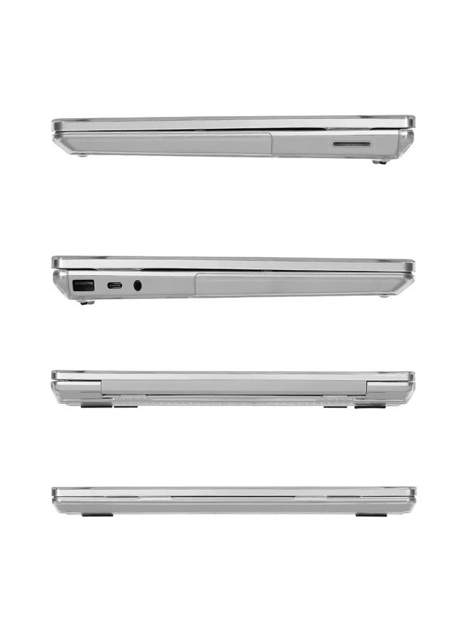 MOSISO Case Only Compatible with Microsoft Surface Laptop Go 3/2/1 12.4 inch 2023-2020 Release (models: 2013 & 1943), Protective Plastic Hard Shell Case&Keyboard Cover&Screen Protector, Crystal Clear - Image 5