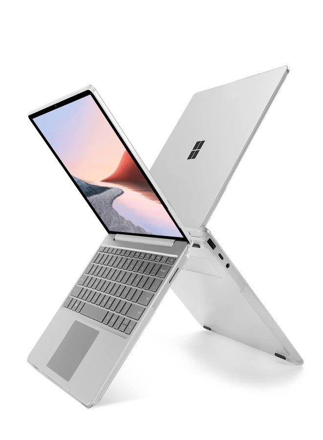 MOSISO Case Only Compatible with Microsoft Surface Laptop Go 3/2/1 12.4 inch 2023-2020 Release (models: 2013 & 1943), Protective Plastic Hard Shell Case&Keyboard Cover&Screen Protector, Crystal Clear - Image 4