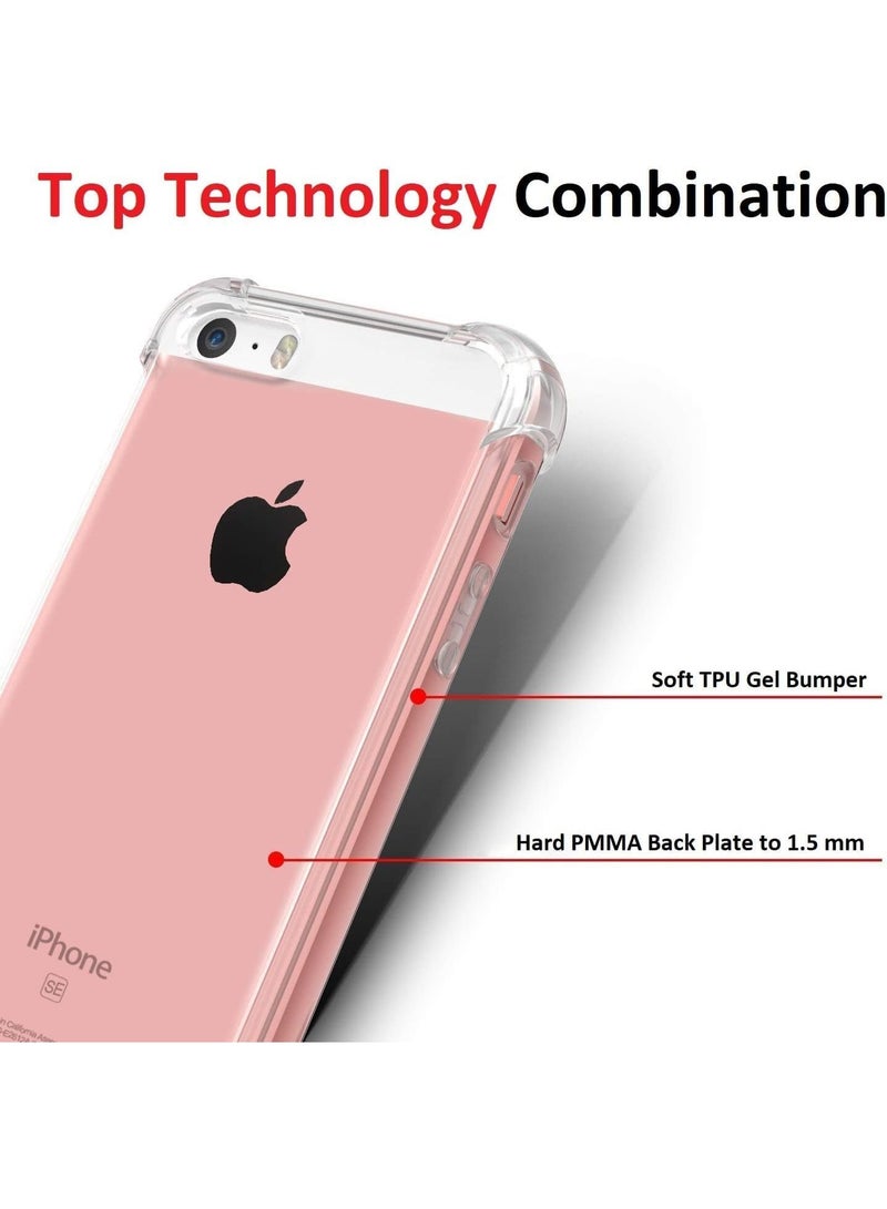 Transparent Shockproof Case Compatible with iPhone 5 - 5s - 5se - Image 2