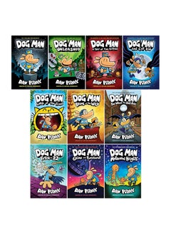 The Collection of Dog Man:The Supa Buddies Mega Collection: From the Creator of Captain Underpants Dog Man 1-10 Books collection)