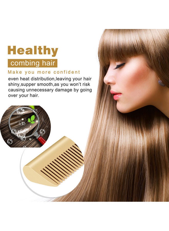 NIBEMINENT Electric Adjustable Copper Comb Black/Gold - Image 2