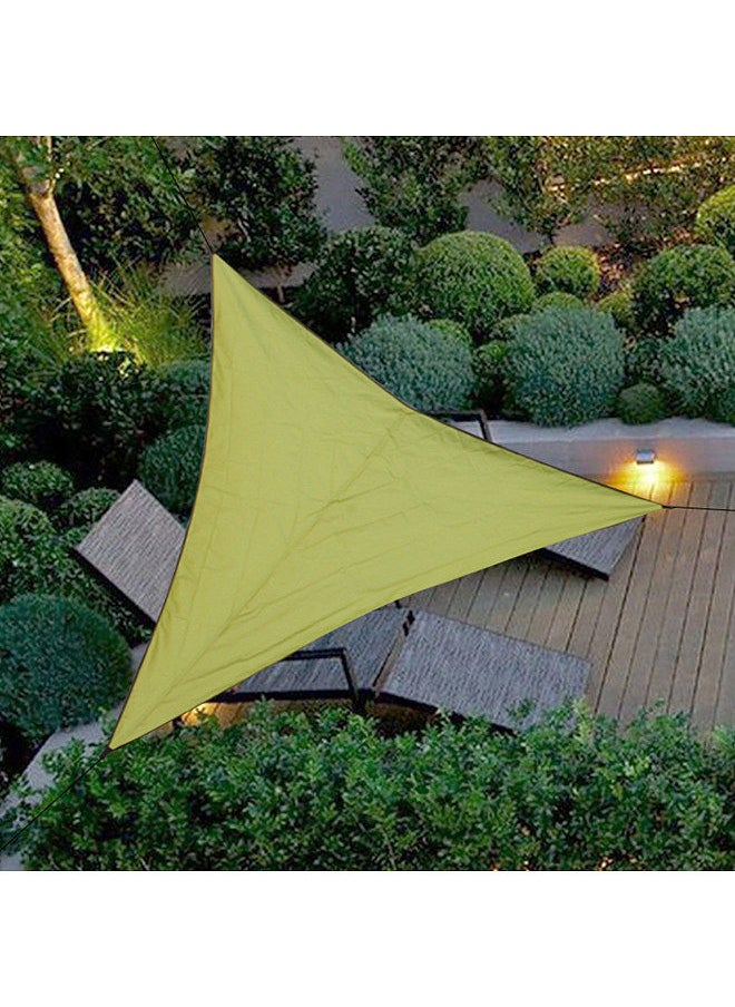 Generic 13ft Rain Fly UV Resistant Sun Shade Sail Canopy Waterproof Heavy Duty Triangle 210T Polyester Awning Sand Sunshade for Outdoor Patio Garden Backyard Activities  - Image 2