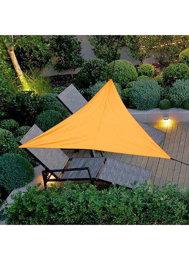 Generic 13ft Rain Fly UV Resistant Sun Shade Sail Canopy Waterproof Heavy Duty Triangle 210T Polyester Awning Sand Sunshade for Outdoor Patio Garden Backyard Activities  - Image 5
