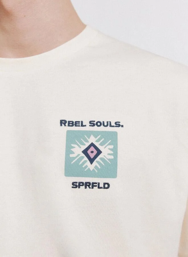 Springfield  Rbel soul T-shirt for Men | Best Price UAE