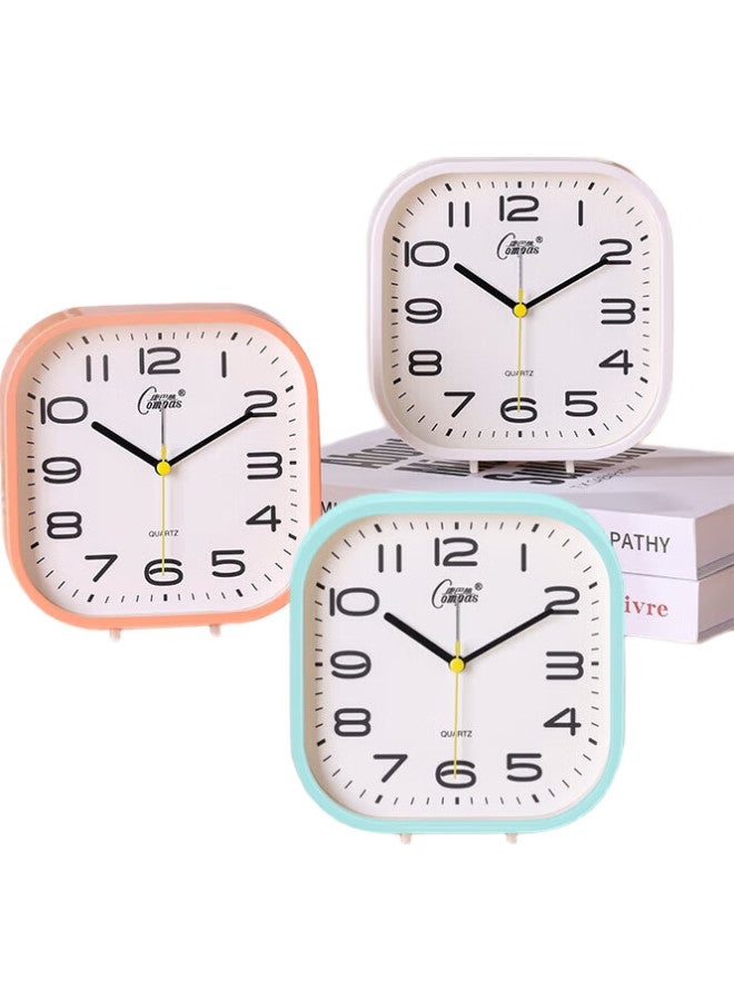 Compas Desktop Alarm Clock For Children And Students, Simple Bedroom Bedside Clock, 2361 Orange - Image 3