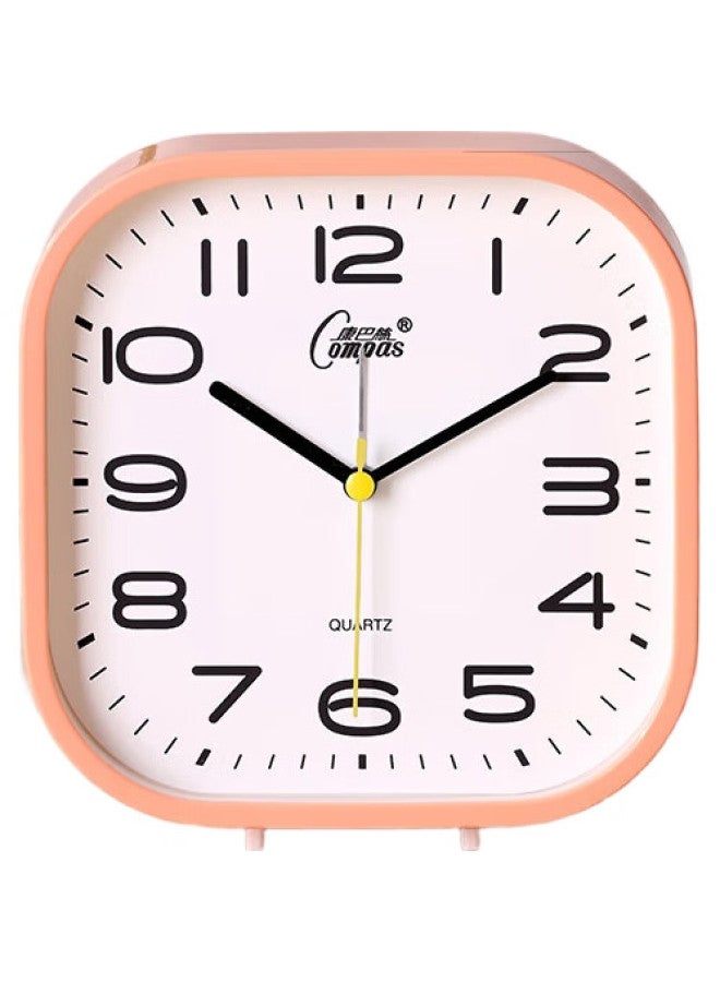 Compas Desktop Alarm Clock For Children And Students, Simple Bedroom Bedside Clock, 2361 Orange - Image 2