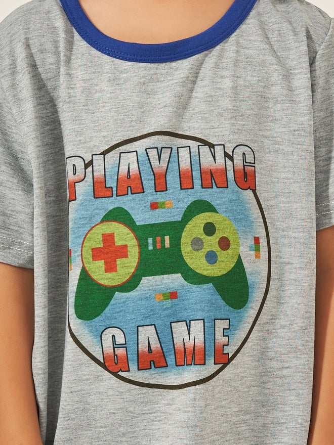 Styli Styli Printed T-shirt and Shorts Set  - Image 3