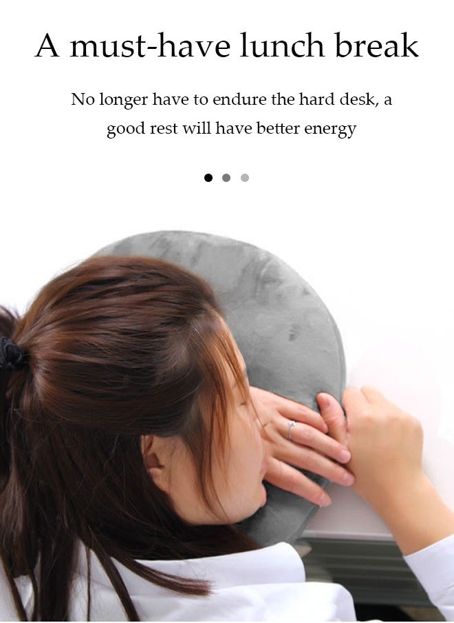 Travel Neck Pillow Memory Foam Pillows Travel Supports the Head Neck and Chin when Sleeping use Super Lightweight Portable Headrest Great for Airplane Chair Car Home Office Sleeping Rest Cushion