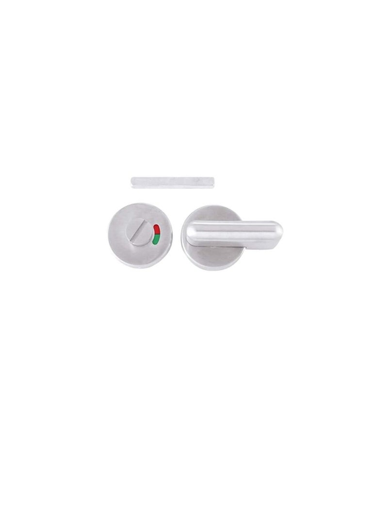 Robustline DTIK003 Dorfit Satin Finish Stainless Steel Thumb Turn with Red and Green Indicator - Image 1