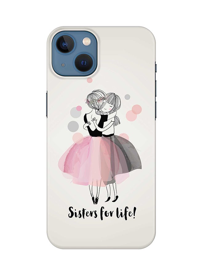 Stylizedd Case for iPhone 15 Slim Snap Classic Series Mobile Cover Hard PC Shield Matte Finish Phone CasePrint - Sisters for Life! - Image 1