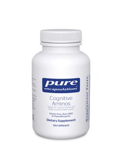 Pure Encapsulations Cognitive Aminos ; Hypoallergenic Supplement For Cognitive Function Support ; 120 Capsules  - Image 2