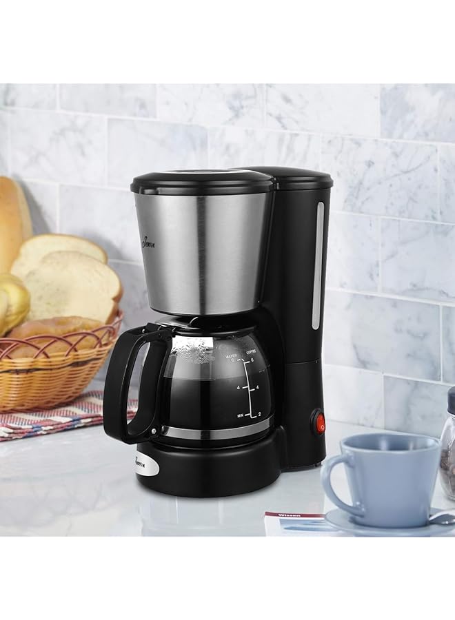 erorex Coffee Maker Anti Drip Function 1.5 Liter Coffee Machine 900 Watts Espresso Machine Easy Grip Handle Non Stick Warming Plate Auto Shutoff Boil Dry Protectionauto Off Function - Image 4