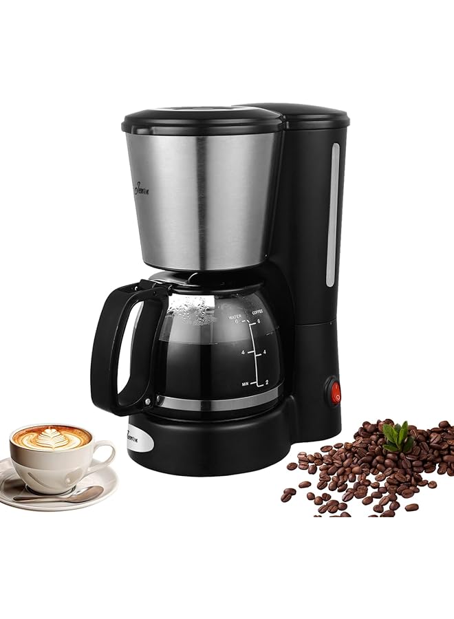 erorex Coffee Maker Anti Drip Function 1.5 Liter Coffee Machine 900 Watts Espresso Machine Easy Grip Handle Non Stick Warming Plate Auto Shutoff Boil Dry Protectionauto Off Function - Image 1
