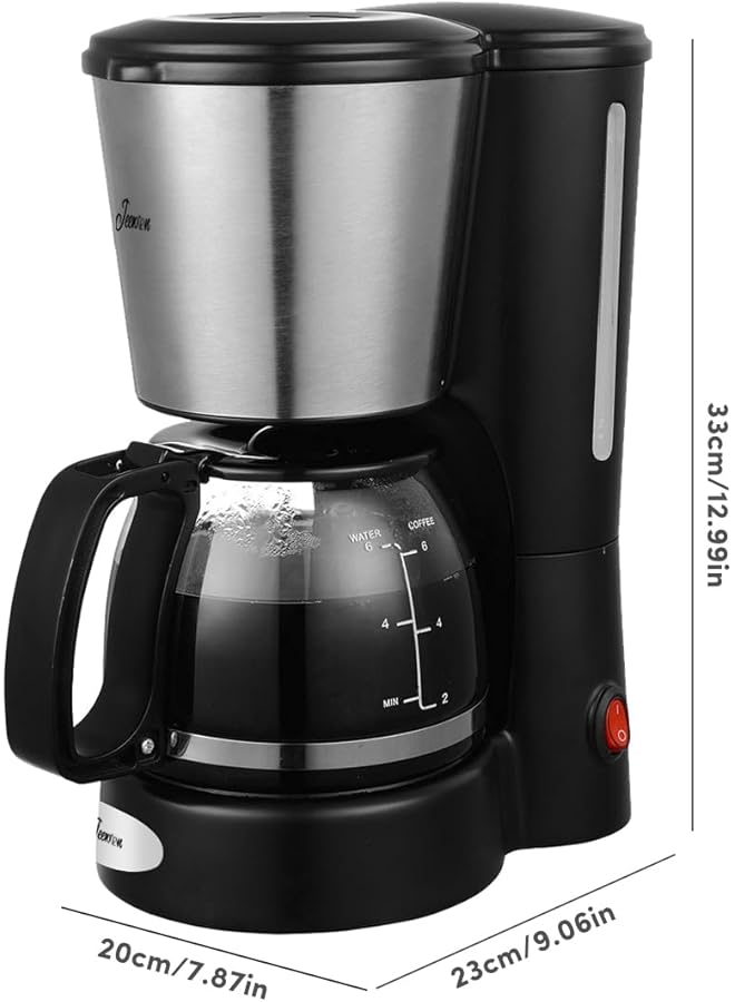 erorex Coffee Maker Anti Drip Function 1.5 Liter Coffee Machine 900 Watts Espresso Machine Easy Grip Handle Non Stick Warming Plate Auto Shutoff Boil Dry Protectionauto Off Function - Image 2