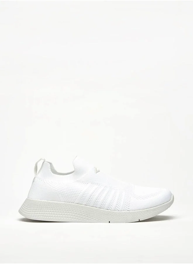 داش Women Textured Slip-On Sports Shoes