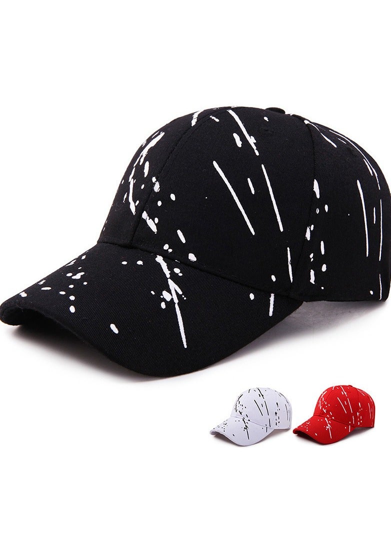 KUYING New Graffiti All Over Print Casual Sunshade Baseball Hat  - Image 2