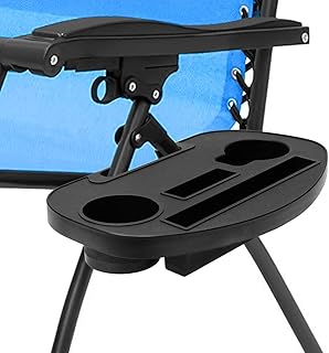 Coolrunner Zero Gravity Chair Cup Holder, Zero Gravity Chair Tray with Mobile Device Slot, Snack Tray, and Water Cups, - Image 1