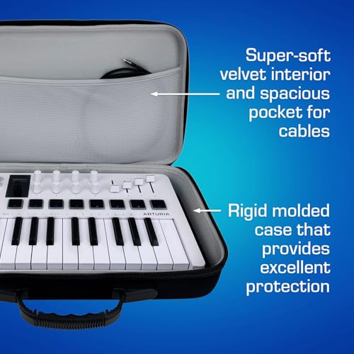 ANALOG CASES Arturia MiniLab/MicroFreak/MicroBrute Case - Custom-Fitted Compact PULSE Hard Case for Travel - Image 3