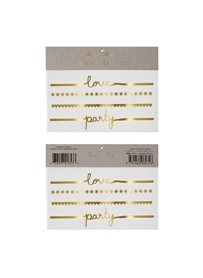 Meri Meri Love Party Tattoos