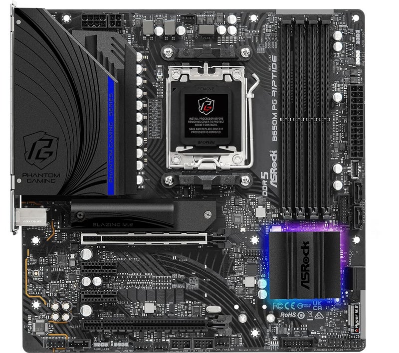 ASRock لوحة أم ASRock B650M PG Riptide لمعالجات AMD Ryzen 7000 - Image 5