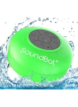 SB510 Bluetooth Shower Speaker HD Water Resistant Bathroom Speakers, Handsfree Portable Speakerphone with Built-in Mic, 6hrs of Playtime, Control Buttons and Dedicated Suction Cup (Green) - pzsku/ZA18DD960FEB6CE005570Z/45/_/1687778419/a1041fde-ef09-4420-9312-942cb81e3e31