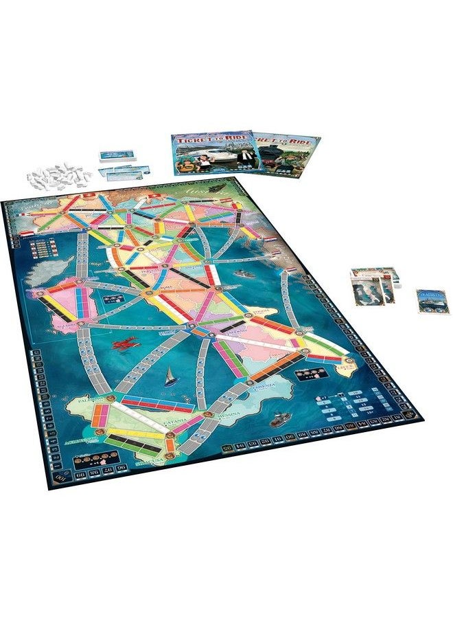 Days of Wonder - Ticket To Ride Japan Board Game Expansion ; Family Board Game ; Board Game For Adults And Family ; Train Game ; Ages 8+ ; For 2 To 5 Players ; Average Playtime 3060 Minutes ; Made By Days Of Wonder - Image 1